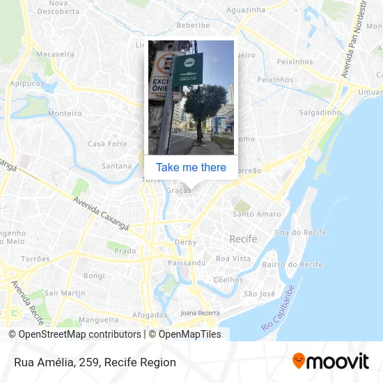 Rua Amélia, 259 map