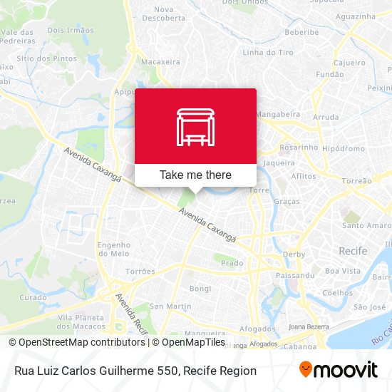Rua Luiz Carlos Guilherme 550 map