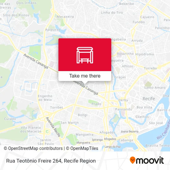 Rua Teotônio Freire 264 map