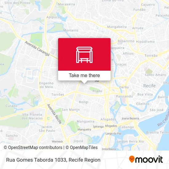 Rua Gomes Taborda 1033 map