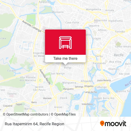 Rua Itapemirim 64 map