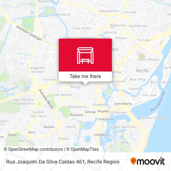 Rua Joaquim Da Silva Caldas 461 map