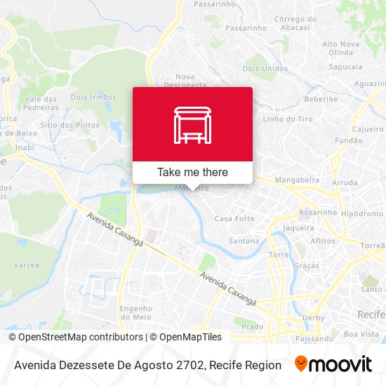 Avenida Dezessete De Agosto 2702 map