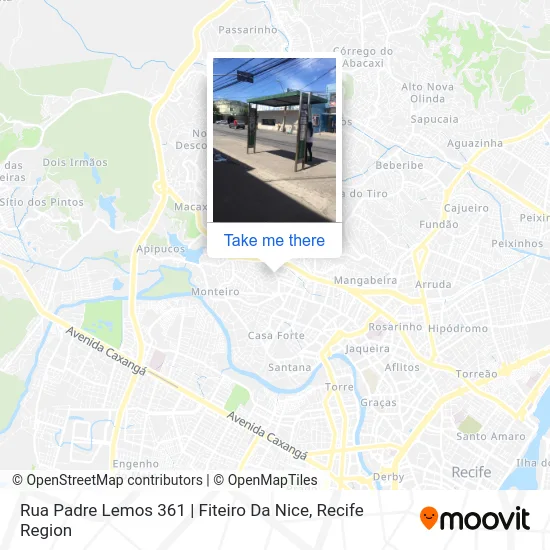 Rua Padre Lemos 361 | Fiteiro Da Nice map