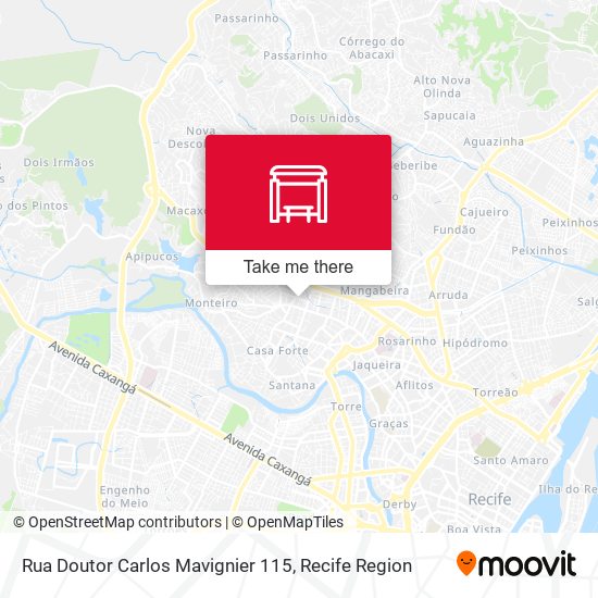 Rua Doutor Carlos Mavignier 115 map