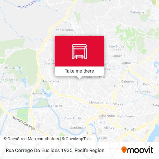 Rua Córrego Do Euclídes 1935 map