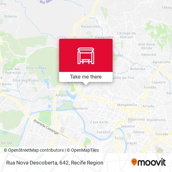 Rua Nova Descoberta, 642 map