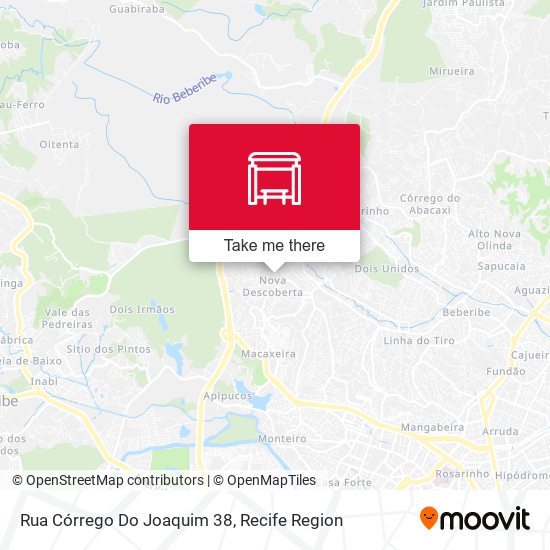 Rua Córrego Do Joaquim 38 map