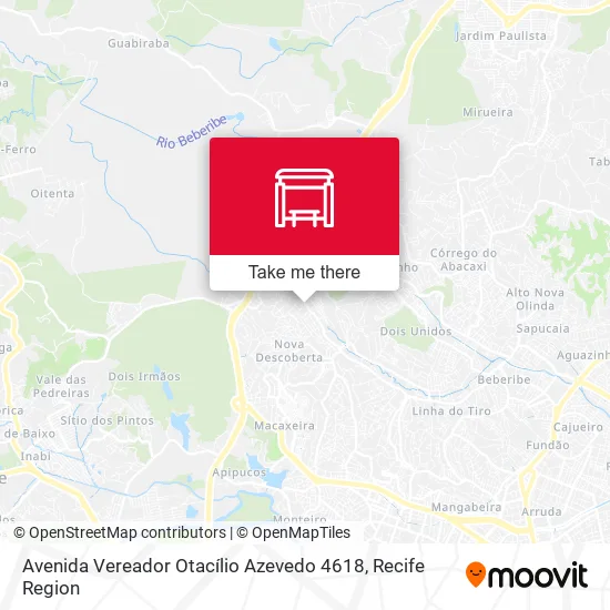 Avenida Vereador Otacílio Azevedo 4618 map