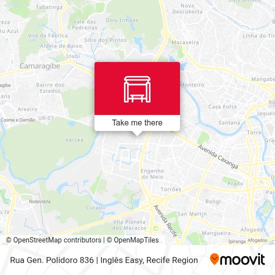 Rua Gen. Polidoro 836 | Inglês Easy map
