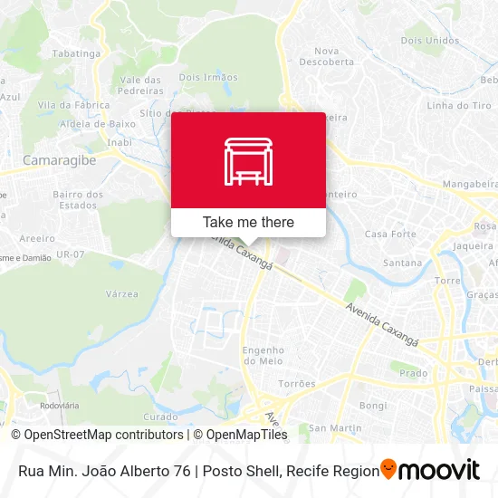Rua Min. João Alberto 76 | Posto Shell map