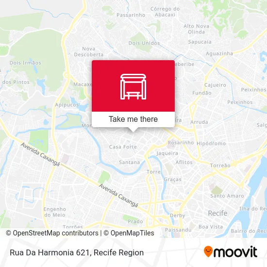 Rua Da Harmonia 621 map