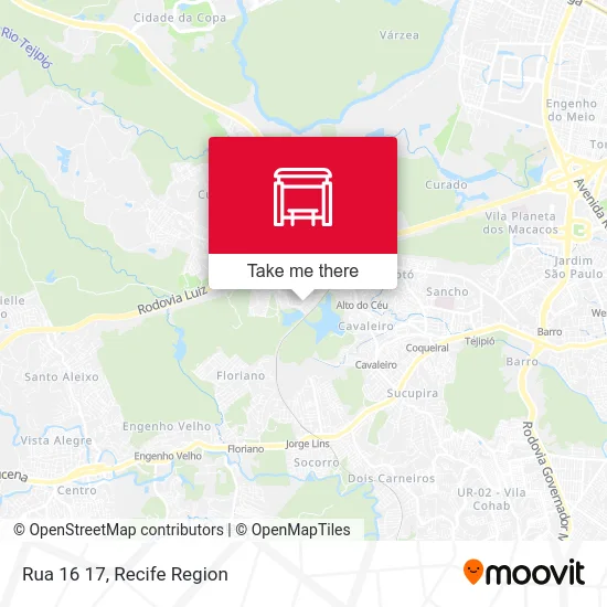 Rua 16 17 map