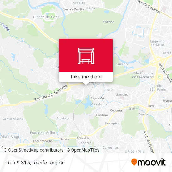 Rua 9 315 map