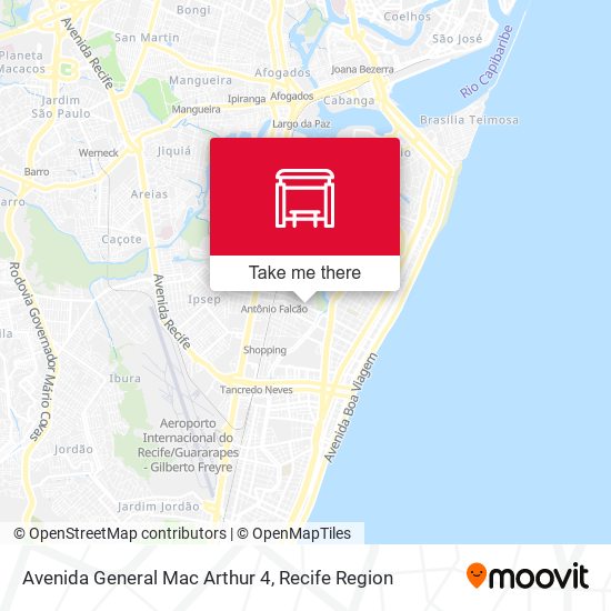 Avenida General Mac Arthur 4 map