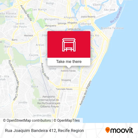 Rua Joaquim Bandeira 412 map