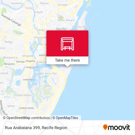 Rua Arabaiana 399 map