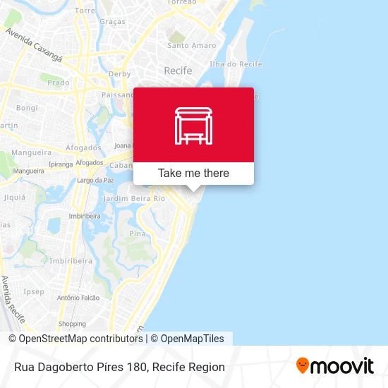 Rua Dagoberto Píres 180 map