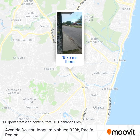 Avenida Doutor Joaquim Nabuco 320b map
