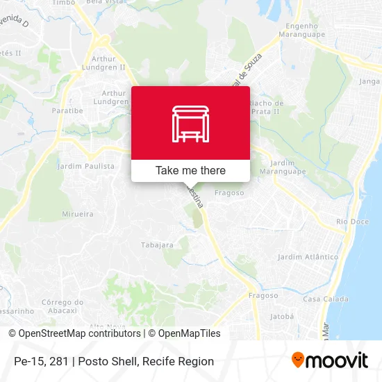 Pe-15, 281 | Posto Shell map
