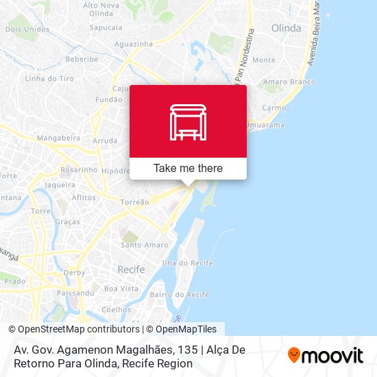 Av. Gov. Agamenon Magalhães, 135 | Alça De Retorno Para Olinda map