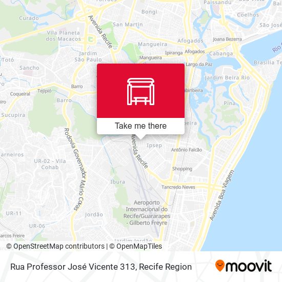 Rua Professor José Vicente 313 map