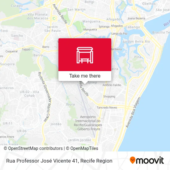 Rua Professor José Vicente 41 map