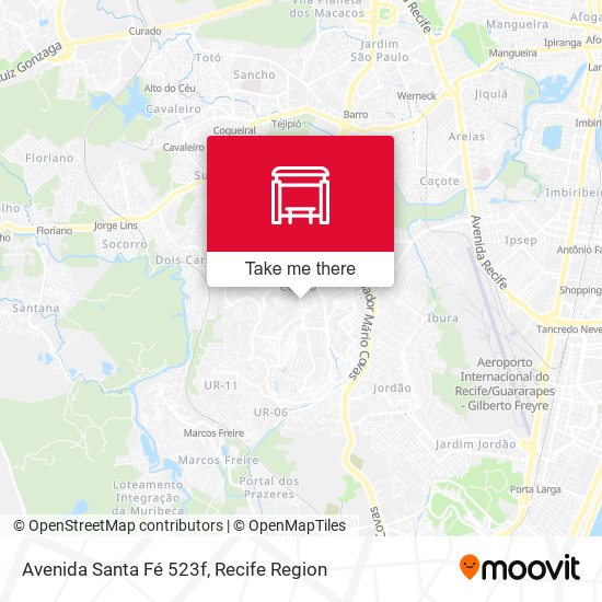 Avenida Santa Fé 523f map