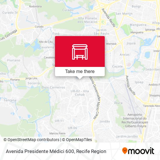 Avenida Presidente Médici 600 map