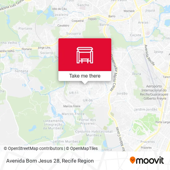 Avenida Bom Jesus 28 map