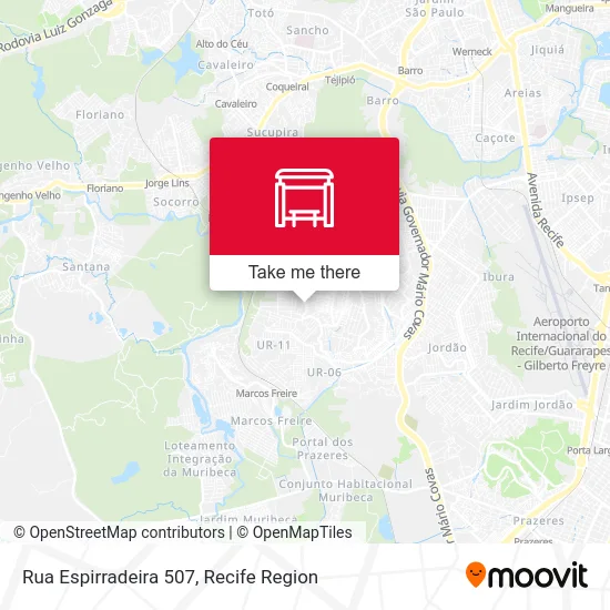 Rua Espirradeira 507 map