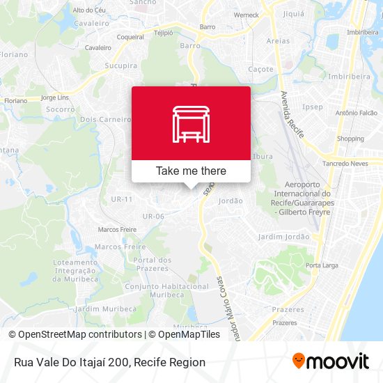 Rua Vale Do Itajaí 200 map