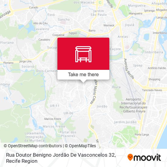 Rua Doutor Benígno Jordão De Vasconcelos 32 map
