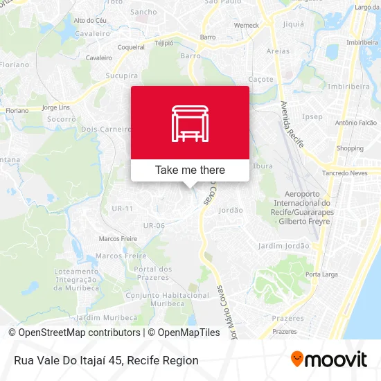 Rua Vale Do Itajaí 45 map