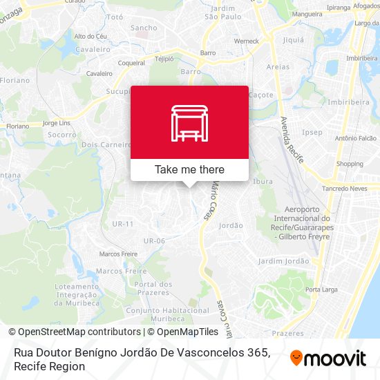 Rua Doutor Benígno Jordão De Vasconcelos 365 map