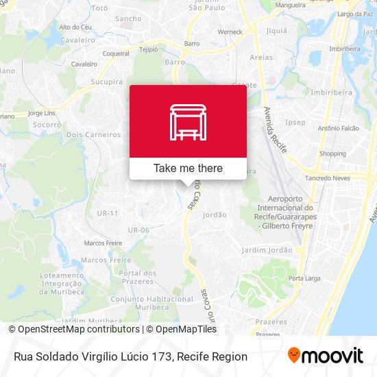 Rua Soldado Virgílio Lúcio 173 map