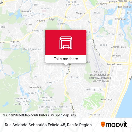 Rua Soldado Sebastião Felício 45 map