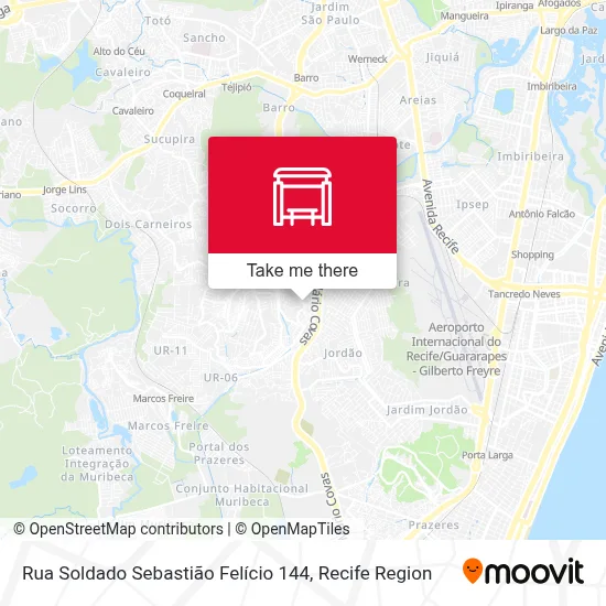 Rua Soldado Sebastião Felício 144 map