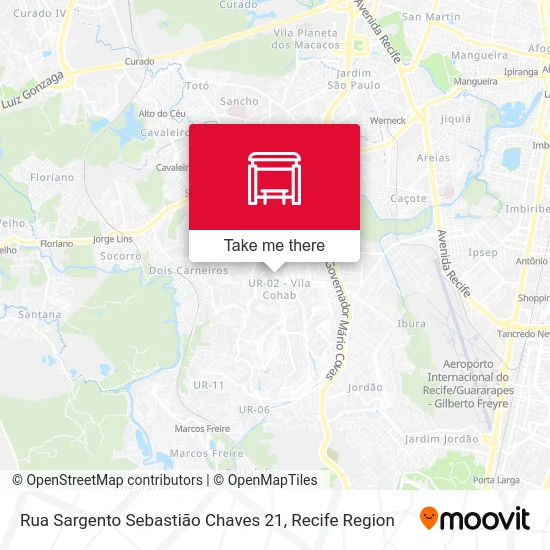 Rua Sargento Sebastião Chaves 21 map