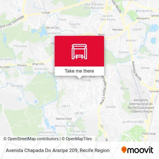 Avenida Chapada Do Araripe 209 map