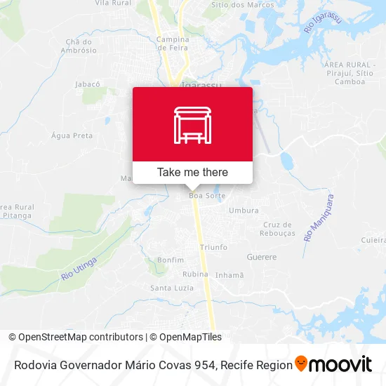 Rodovia Governador Mário Covas 954 map