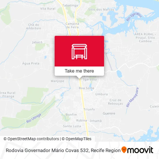 Rodovia Governador Mário Covas 532 map