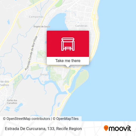 Estrada De Curcurana, 133 map