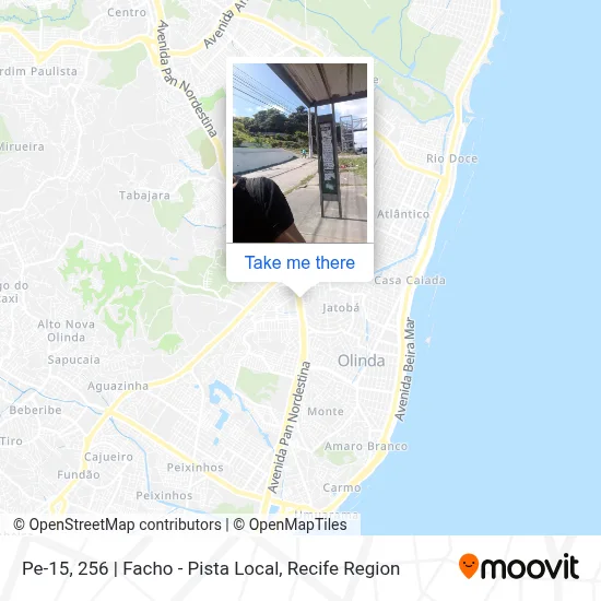 Pe-15, 256 | Facho - Pista Local map
