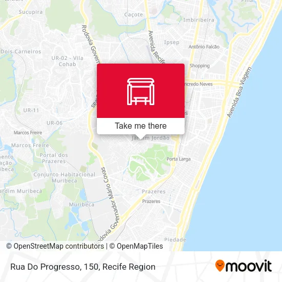 Rua Do Progresso, 150 map