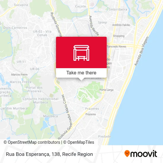 Rua Boa Esperança, 138 map