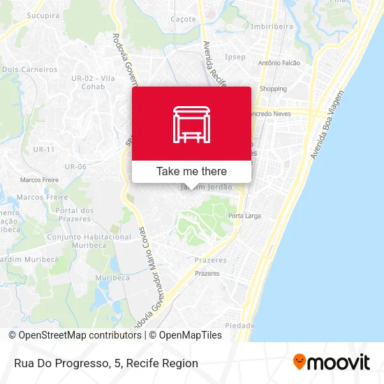 Rua Do Progresso, 5 map