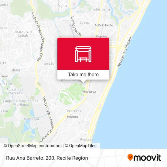 Rua Ana Barreto, 200 map