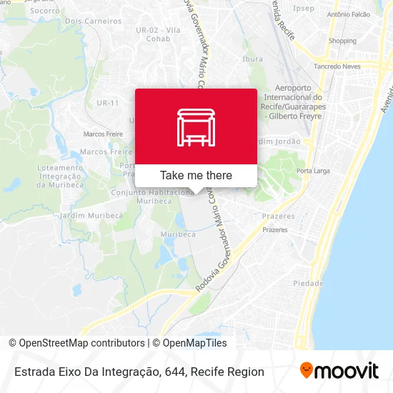 Estrada Eixo Da Integração, 644 map