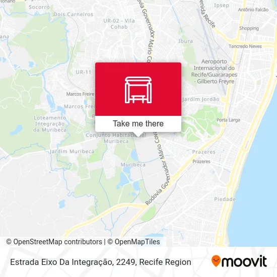 Estrada Eixo Da Integração, 2249 map